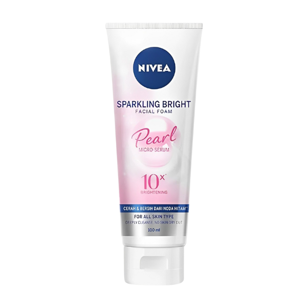 Nivea Sparkling Bright Facial Foam Pearl Micro Serum 100ml