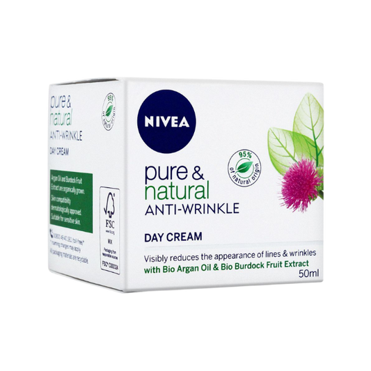 Nivea Pure & Natural Anti Wrinkle Day Cream 50ml