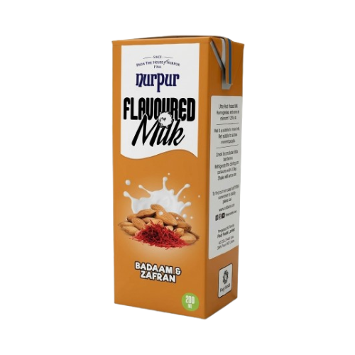 Nurpur Flavoured Milk – Badaam & Zafran, 200ml

