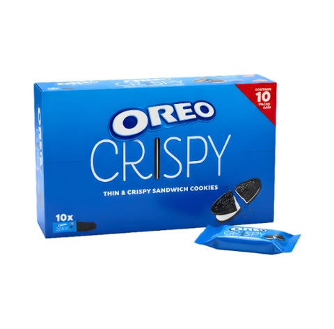 OREO CRISPY SANDWICH COOKIE 26GM 1X10