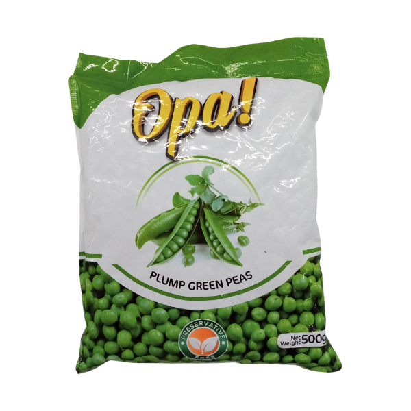 Opa Plump Green Peas 500Gm
