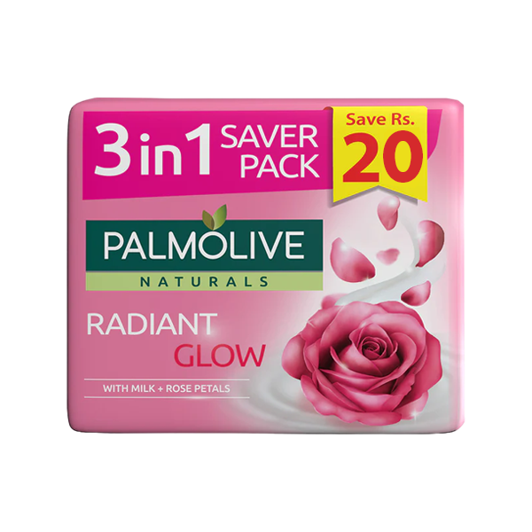 PALMOLIVE RADIANT GLOW SOAP 3IN1 130G