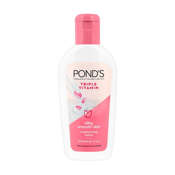 POND`S TRIPLE VITAMIN SILKY SMOOTH SKIN LOTION 200ML