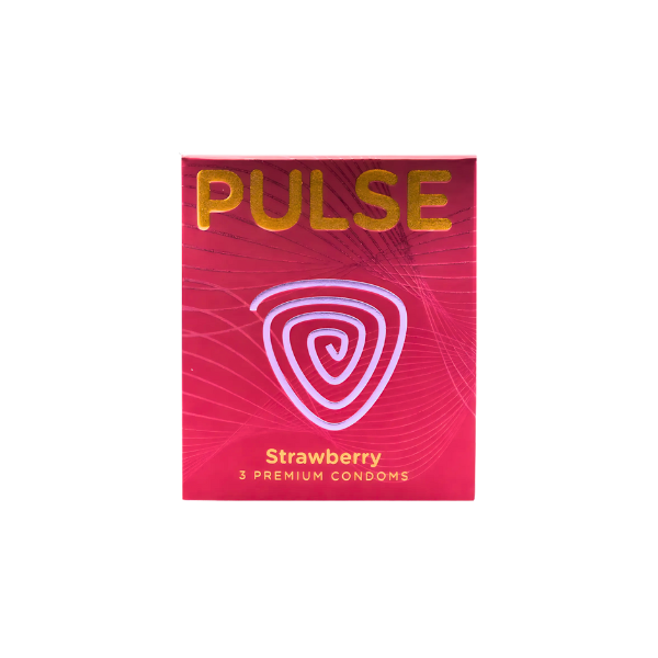PULSE STRAWBERRY 3PREMIUM CONDOMS
