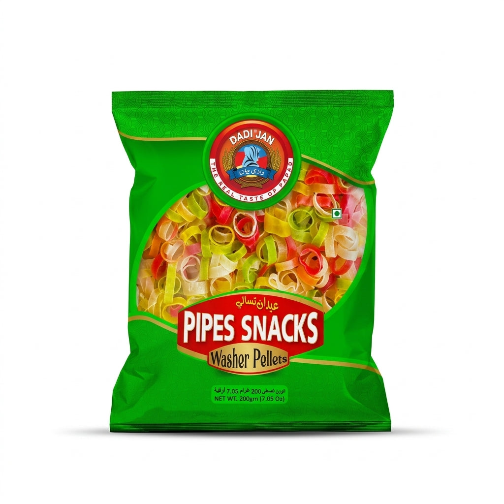 Pack of Dadi Jan Pipes Snacks Pipe 200g