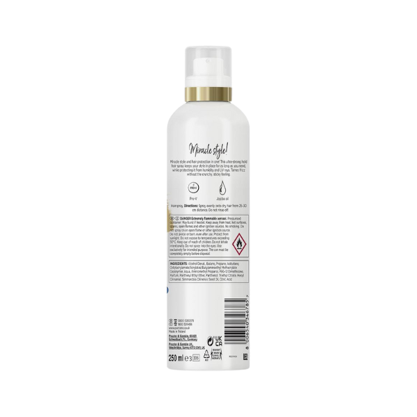 Pantene Ultra Strong Hold Level 05 Hair Spray 250ml