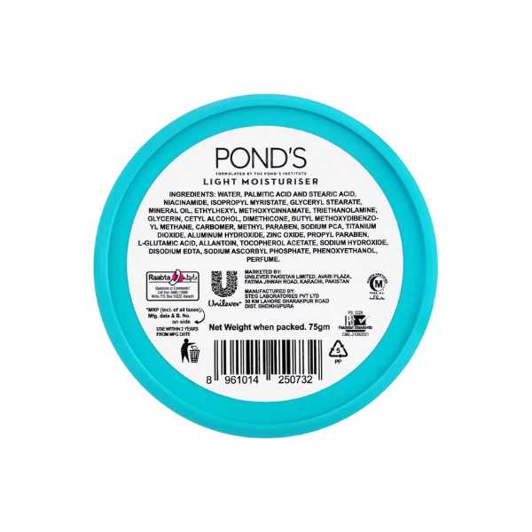 Ponds Light Moisturizer For Soft Glowing Skin 75g