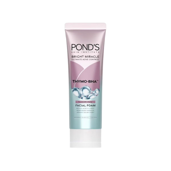 Ponds Bright Miracle Thymo BHA Acne Control Facial Foam 50g