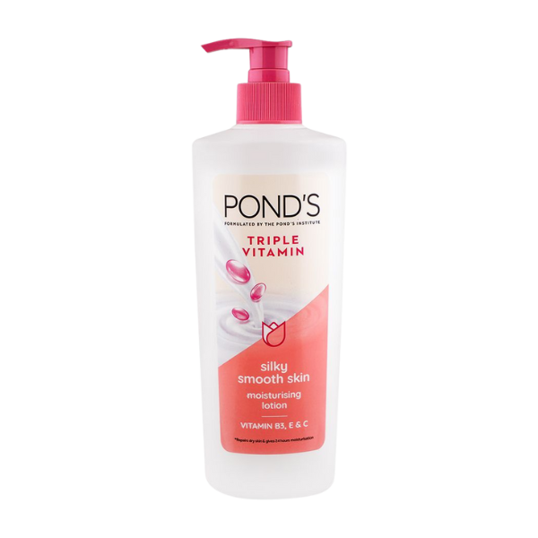 Ponds Triple Vitamin Silky Smooth Moisturising Lotion 400ml