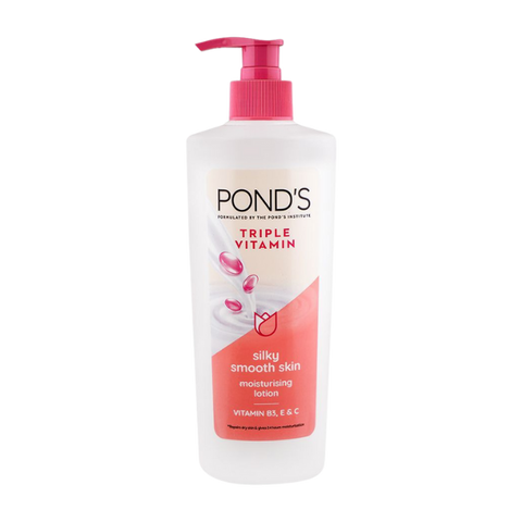 Ponds Triple Vitamin Silky Smooth Moisturising Lotion 400ml