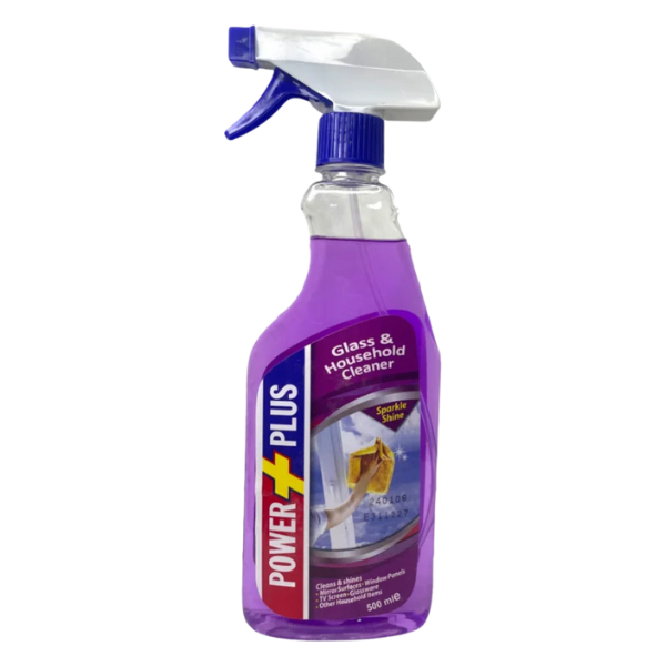 Power Plus Glass And Household Cleaner Spray 500ml