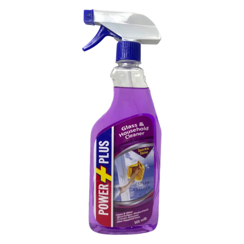 Power Plus Glass And Household Cleaner Spray 500ml