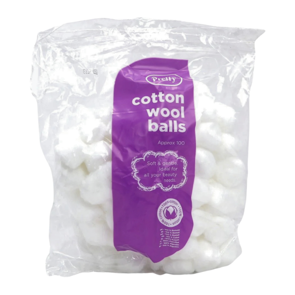 Pretty Cotton Wool Balls 100pcs