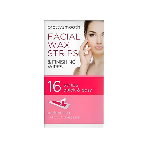 Pretty Smooth Facial Wax Strips 16Pcs