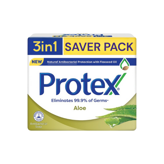 Protex Soap Aloe 3 In 1 Saver Pack 130g