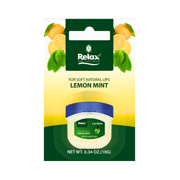 RELAX LEMON MINT LIP BALM 10G