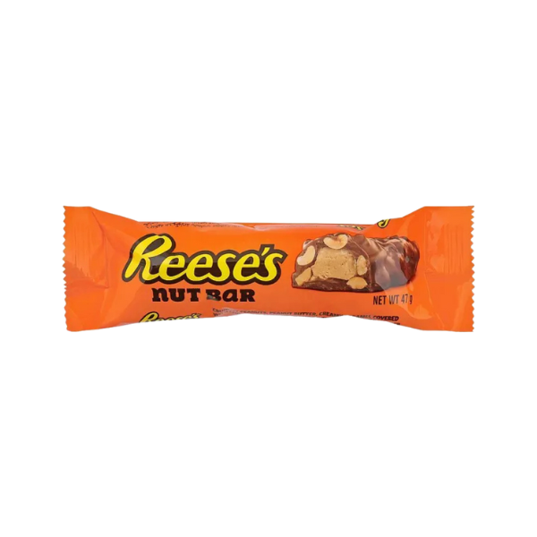 Reeses Peanut Butter And Chocolate Nut Bar 47g