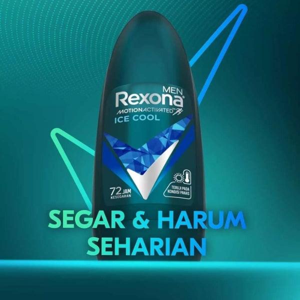 Rexona Men Ice Cool 72H Antiperspirant Roll On Deodorant 45ml