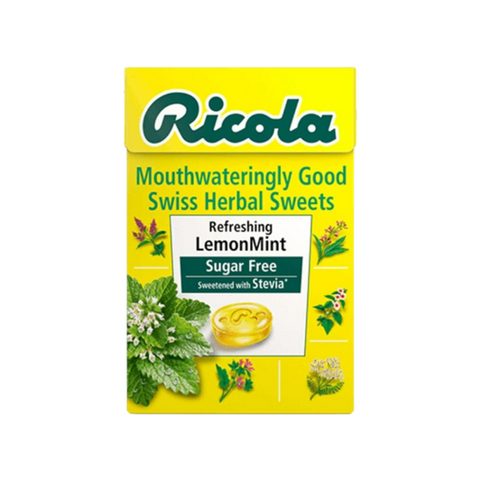 Ricola Refreshing Lemon Mint Sugar Free Tablets 45g