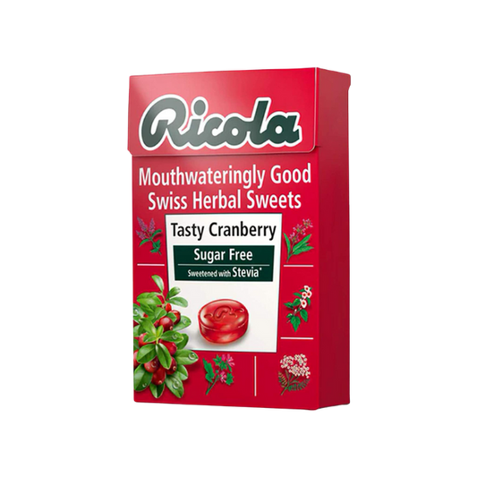 Ricola Tasty Cranberrry Sugar Free Tablets 45g