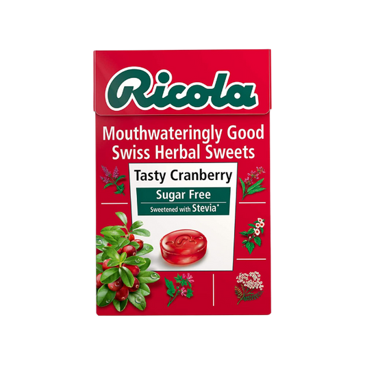 Ricola Tasty Cranberrry Sugar Free Tablets 45g