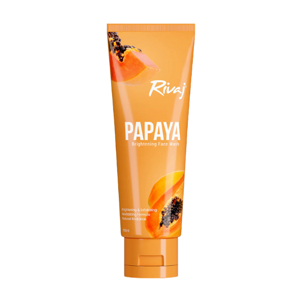 Rivaj Papaya Extract Brightening Face Wash 100ml