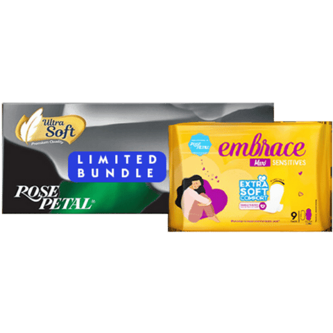 Rose Petal Tissue With Embrace Pads Limited Bundle Offer