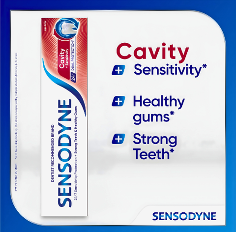 SENSODYNE CAVITY+SENSITIVITY TOOTHPASTE 100GM