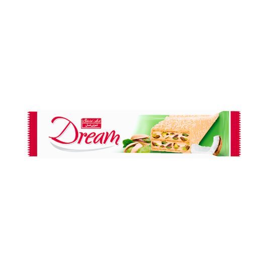 SHIRIN ASAL DREAM PISTACHIO & COCONUT WAFER 25G