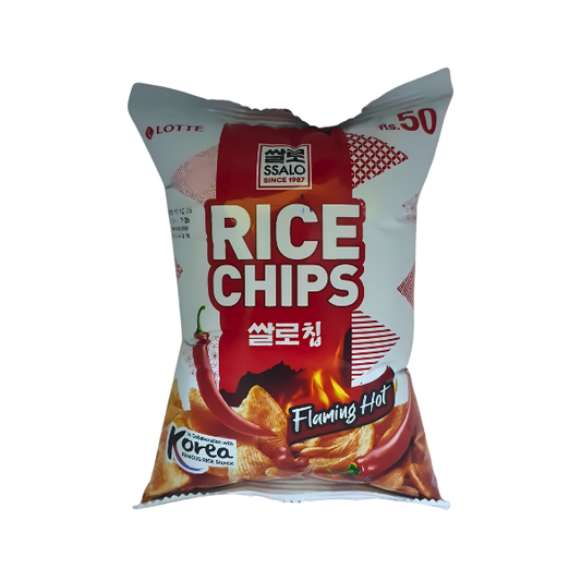 SSALO RICE CHIPS FLAMING HOT 25GM