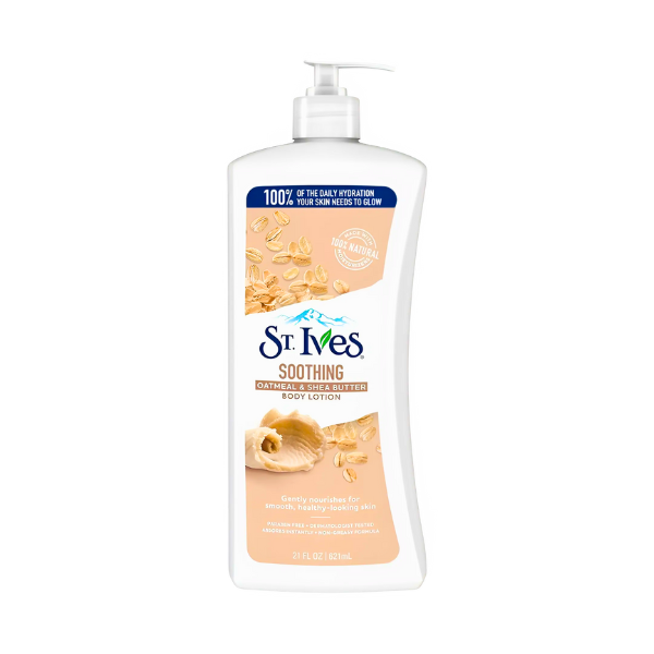 ST.IVES SOOTHING OATMEAL & SHEA BUTTER B/L 621ML