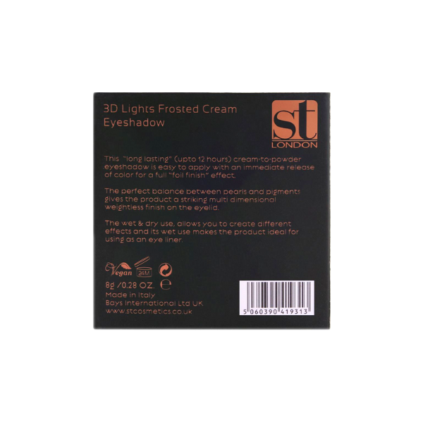 ST London 3D Lights Frosted Eyeshadow Sea Mist 8Gm