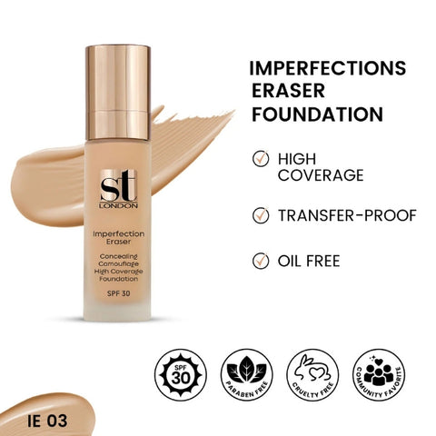 ST London Imperfection Eraser Foundation For Face & Body SPF 30 IE 03 30ml