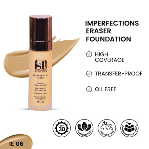 ST London Imperfection Eraser Foundation For Face & Body SPF 30 IE 06 30ml
