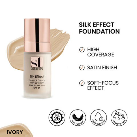 ST London Silk Effect Fluid Foundation Ivory SPF 25 30ML