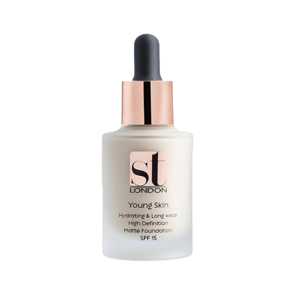 ST London Young Skin Matte Foundation Hydrating And Long Wear SPF 15 YS 06 30ml