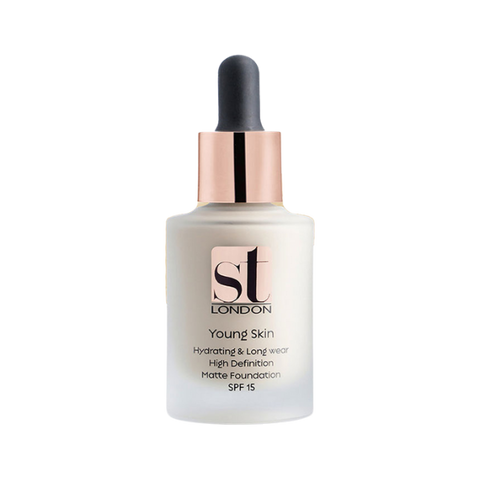 ST London Young Skin Matte Foundation Hydrating And Long Wear SPF 15 YS 06 30ml