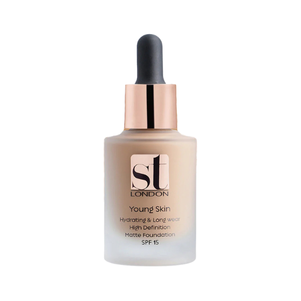 ST London Young Skin Matte Foundation Hydrating And Long Wear SPF 15 YS 07 30ml
