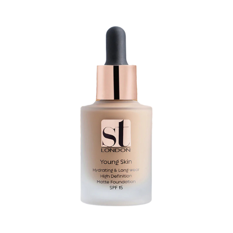 ST London Young Skin Matte Foundation Hydrating And Long Wear SPF 15 YS 07 30ml