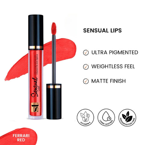 ST London Sensual Lips Lip Gloss Ferrari Red 5ml