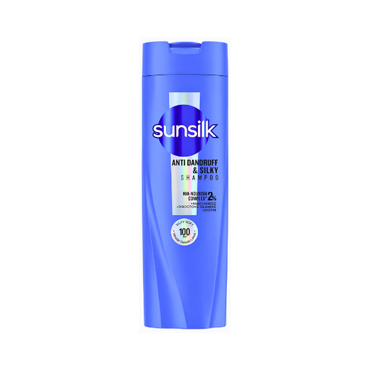 SUNSILK ANTI DANDRUFF & SILKY SHAMPOO 160ML
