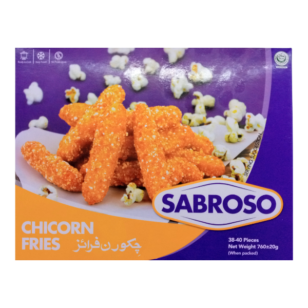 Sabroso Chicorn Fries 38-40Pcs 760Gm
