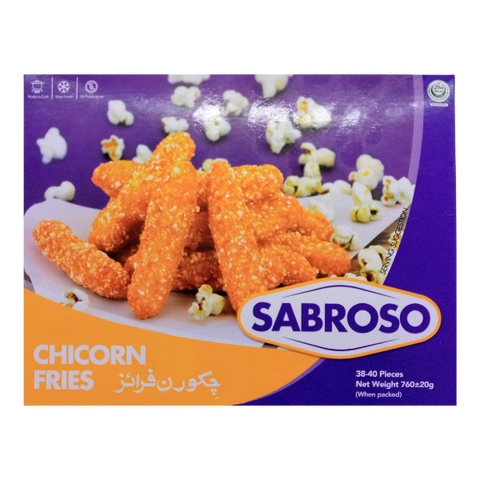 Sabroso Chicorn Fries 38-40Pcs 760Gm