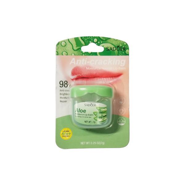 Sadoer Anti Cracking Moisturising Lip Balm Aloe Vera 7g