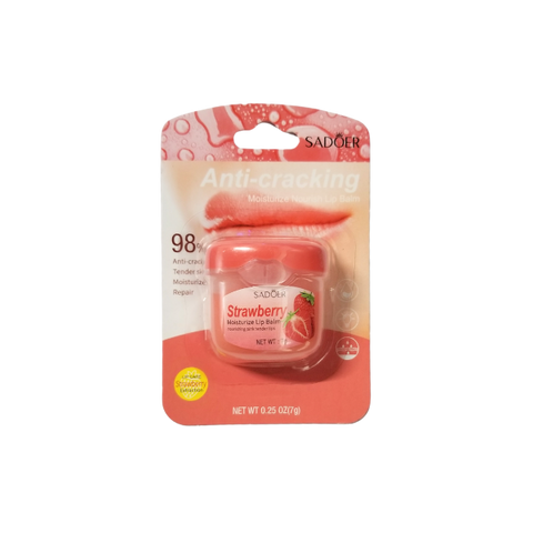 Sadoer Anti Cracking Moisturising Lip Balm Strawberry 7g