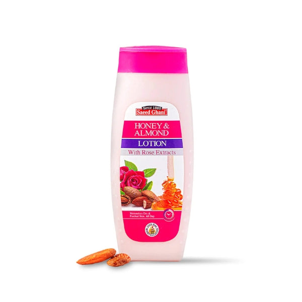 Ghani Extract Saeed Ghani Honey & Almond With Rose Extract Lotion 100ml – Nazar Jan's ...