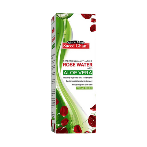 Saeed Ghani Rose Water Spray With Aloe Vera 120ml