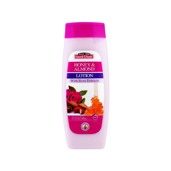 Ghani Extract Saeed Ghani Honey & Almond With Rose Extract Lotion 100ml – Nazar Jan's ...
