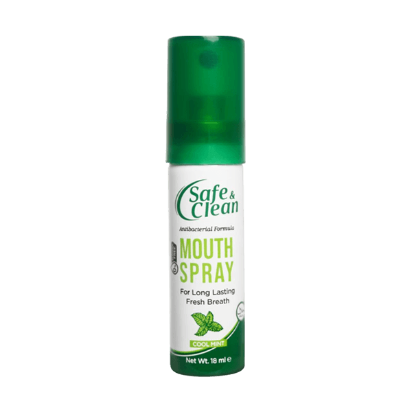 Safe And Clean Mouth Spray Cool Mint Flavour 18ml