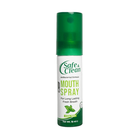 Safe And Clean Mouth Spray Cool Mint Flavour 18ml